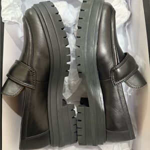 Tony Bianco Wiz Black Leather Loafers